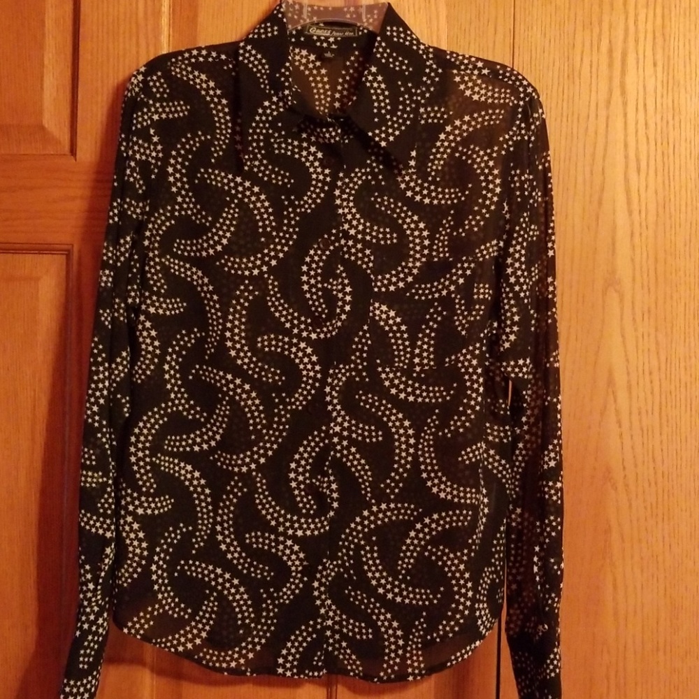 Guess-Sheer blouse